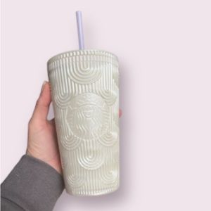 Starbucks 2023 White Pearl Grande Tumbler